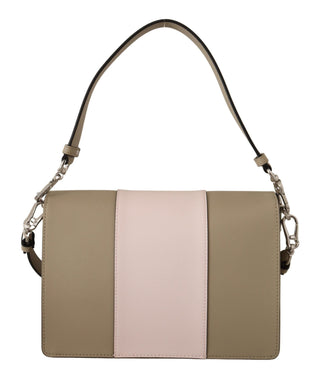 Karl Lagerfeld Chic Sage Shoulder Bag with Dual Straps - Ginchy