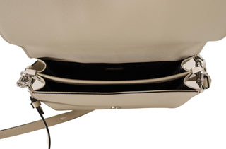 Karl Lagerfeld Chic Sage Shoulder Bag with Dual Straps - Ginchy