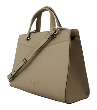 Karl Lagerfeld Enchanting Sage Green Leather Tote - Ginchy