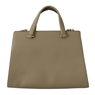 Karl Lagerfeld Enchanting Sage Green Leather Tote - Ginchy