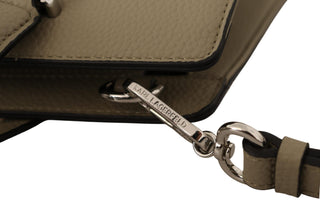 Karl Lagerfeld Enchanting Sage Green Leather Tote - Ginchy