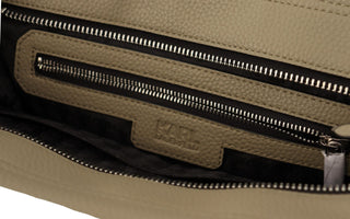 Karl Lagerfeld Enchanting Sage Green Leather Tote - Ginchy