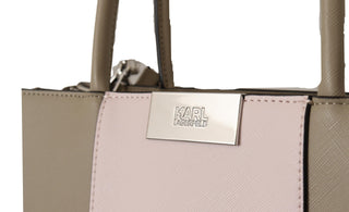 Karl Lagerfeld Elegant Sage Green Tote Shoulder Bag - Ginchy