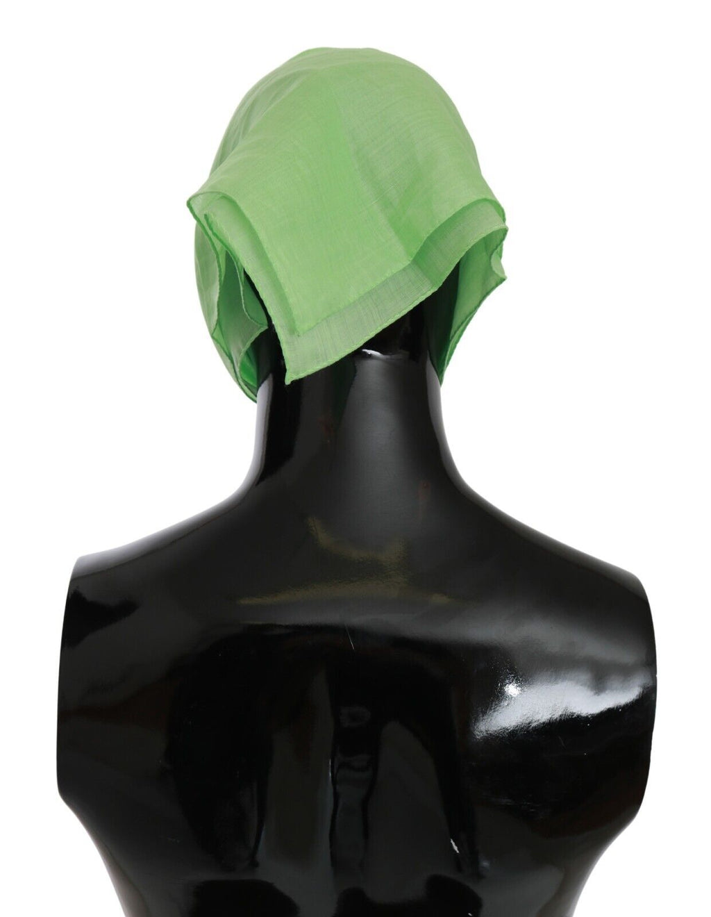 Versace Apple Green Linen Square Foulard Head Wrap Scarf - Ginchy