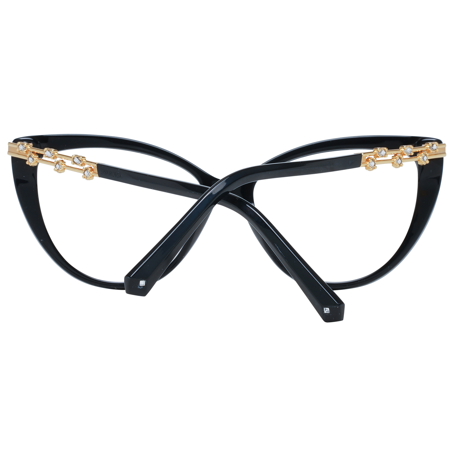 Swarovski Elegant Black Cat Eye Designer Eyeglasses - Ginchy