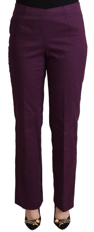 BENCIVENGA Violet High Waist Tapered Casual Pants - Ginchy