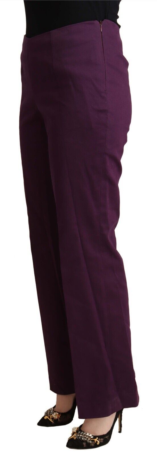 BENCIVENGA Violet High Waist Tapered Casual Pants - Ginchy