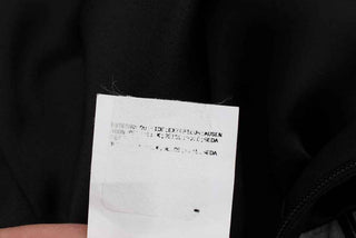 Karl Lagerfeld Gray Black Silk Blouse Top