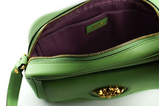 Versace Elegant Mint Green Leather Camera Case Bag - Ginchy
