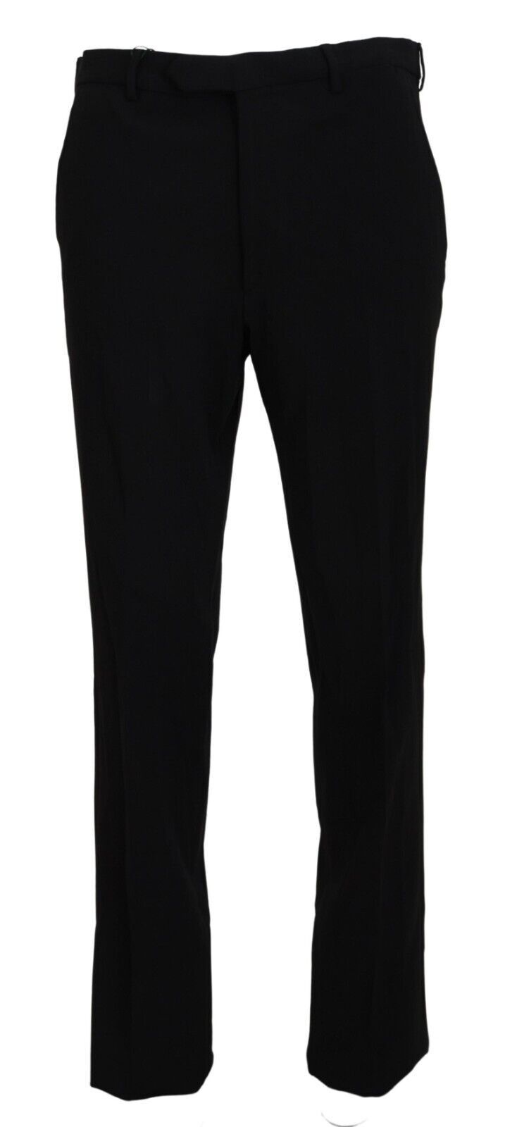 BENCIVENGA Black Straight Fit Men Formal Trousers Pants - Ginchy