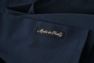 Roberto Cavalli Navy Blue Cotton Dress Formal Shirt - Ginchy