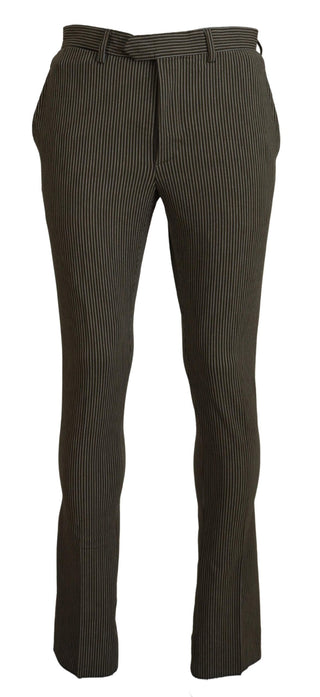 BENCIVENGA Multicolor Striped Pure Cotton Men Pants - Ginchy