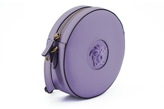 Versace Elegant Purple Round Shoulder Bag - Ginchy
