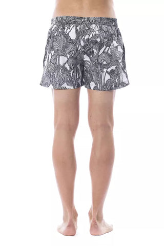 Roberto Cavalli Sport Black Polyester Men's Swim Trunk - Ginchy