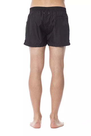 Roberto Cavalli Sport Black Polyester Men's Swim Trunk - Ginchy