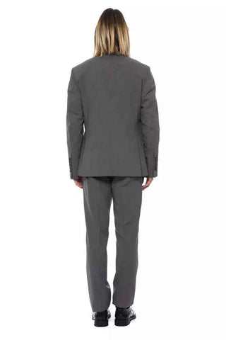 Billionaire Italian Couture Gray Wool Men Blazer
