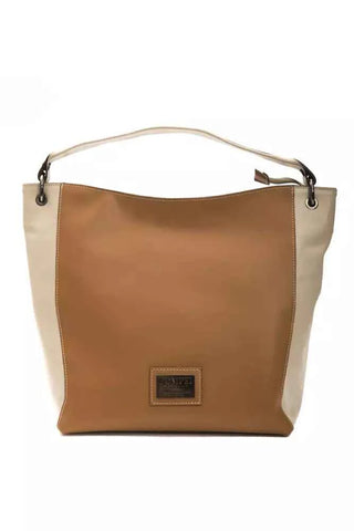 Pompei Donatella Brown Leather Women Shoulder Bag