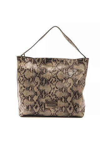 Pompei Donatella Brown Leather Women Shoulder Bag