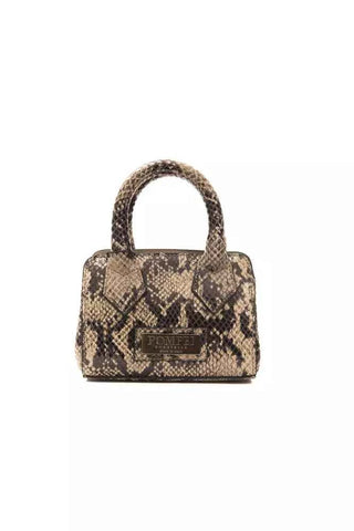 Pompei Donatella Brown Leather Women Shoulder Bag