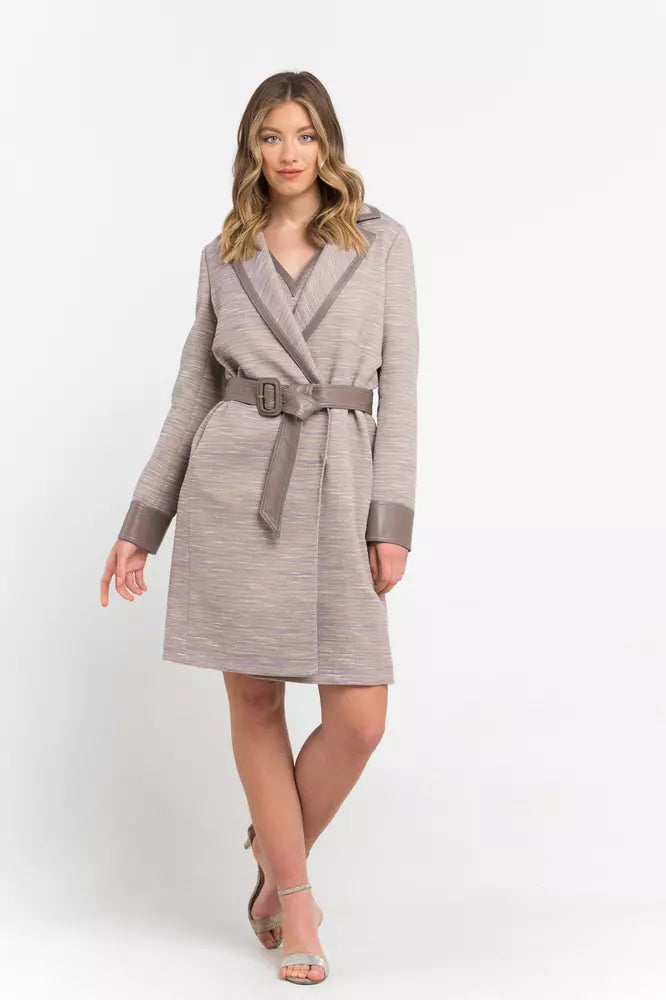 Trussardi Beige Cotton Women Coat - Ginchy