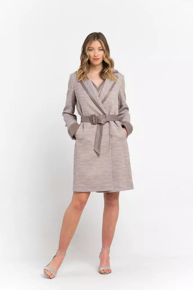 Trussardi Beige Cotton Women Coat - Ginchy