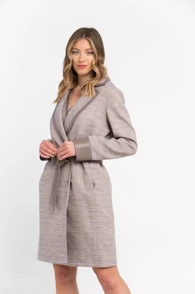 Trussardi Beige Cotton Women Coat - Ginchy