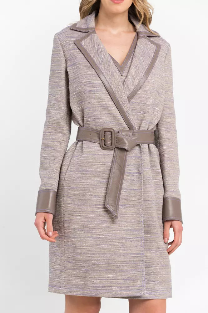 Trussardi Beige Cotton Women Coat - Ginchy