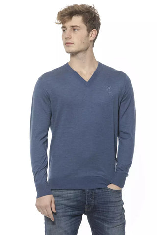 Billionaire Italian Couture Elegant Cashmere V-Neck Men's Sweater - Ginchy