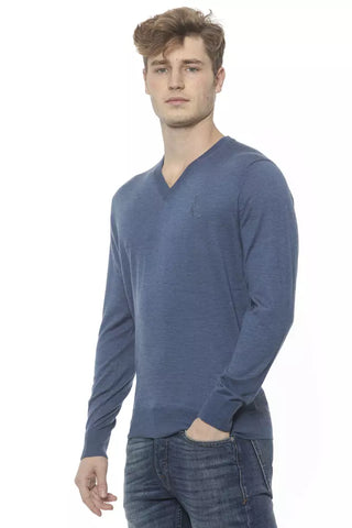 Billionaire Italian Couture Elegant Cashmere V-Neck Men's Sweater - Ginchy