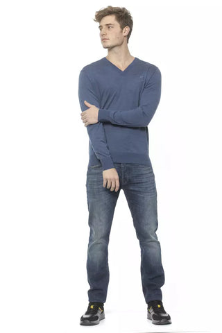 Billionaire Italian Couture Elegant Cashmere V-Neck Men's Sweater - Ginchy