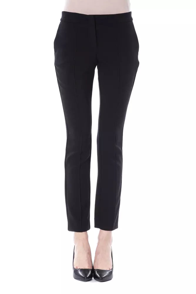 BYBLOS Black Polyester Women Pants - Ginchy