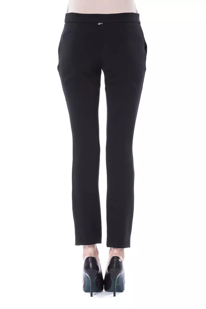 BYBLOS Black Polyester Women Pants - Ginchy