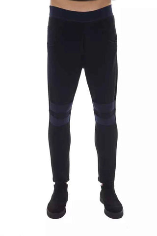 Nicolo Tonetto Black Viscose Men Pant