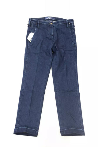 Jacob Cohen Blue Cotton Women Jeans - Ginchy