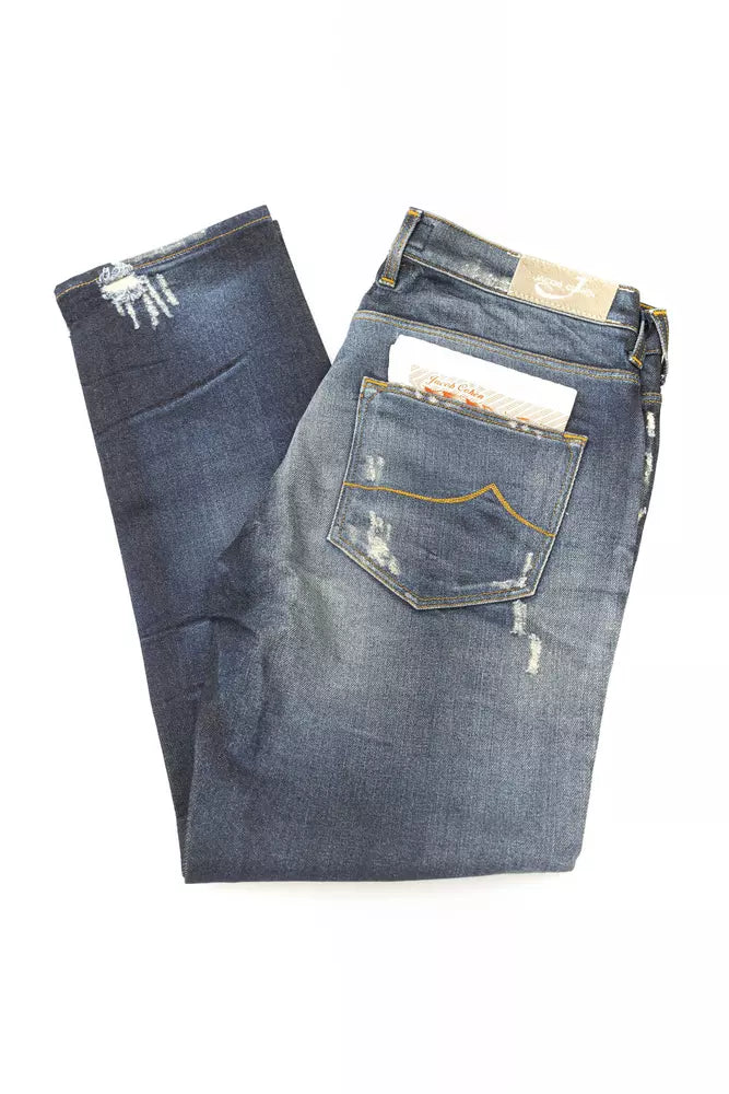 Jacob Cohen Blue Cotton Women's Jean - Ginchy