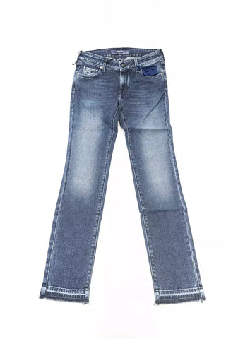 Jacob Cohen Blue Cotton Women Jeans - Ginchy