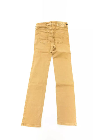 Jacob Cohen Beige Cotton Women Jeans - Ginchy