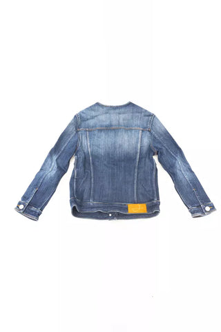 Jacob Cohen Blue Cotton Women Jacket - Ginchy