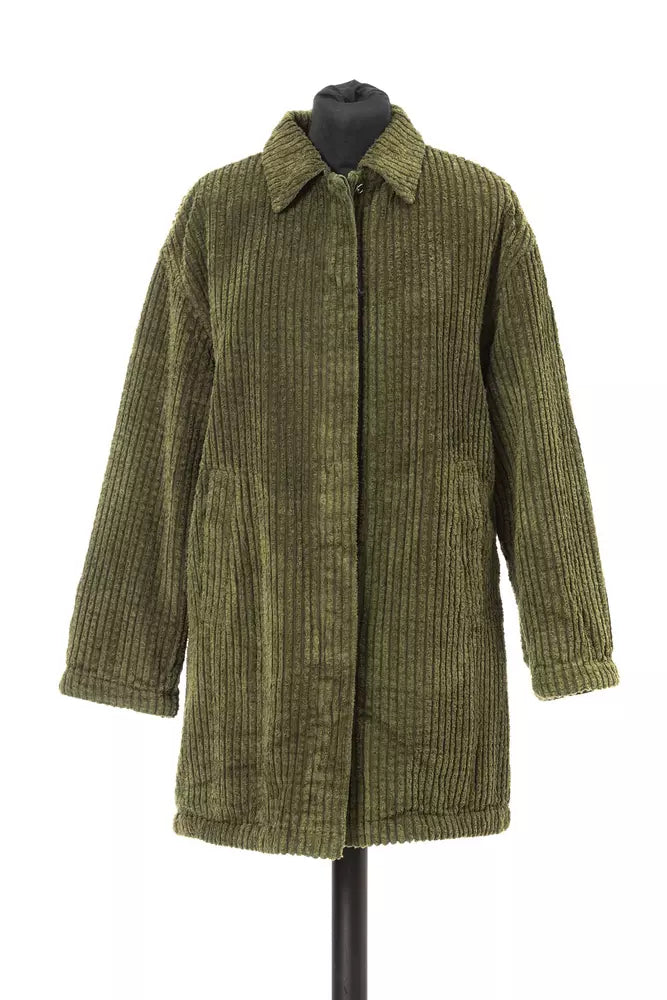 Jacob Cohen Green Cotton Women Jacket - Ginchy