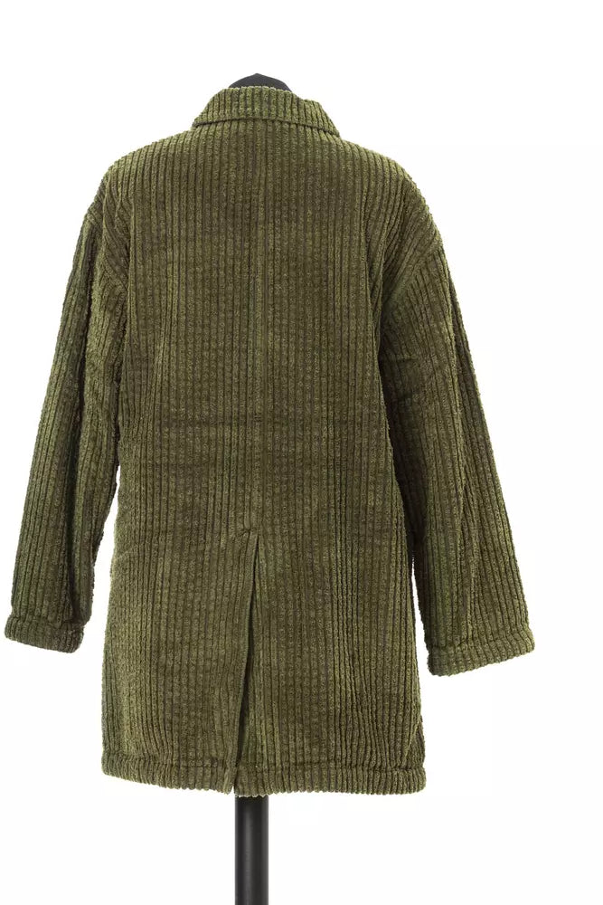 Jacob Cohen Green Cotton Women Jacket - Ginchy