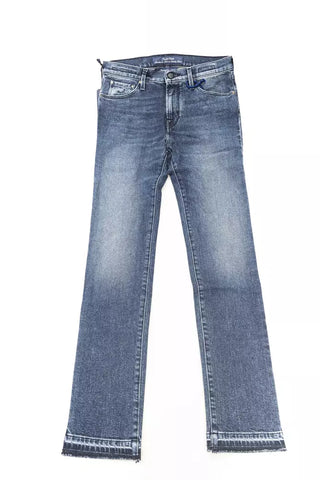 Jacob Cohen Blue Cotton Women Jeans - Ginchy