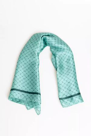 Trussardi Light Blue Silk Women Scarf - Ginchy