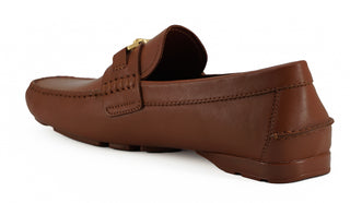 Versace Elegant Medusa-Embossed Leather Loafers - Ginchy
