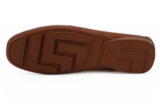 Versace Elegant Medusa-Embossed Leather Loafers - Ginchy