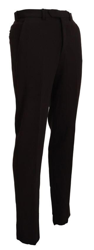 BENCIVENGA Brown Straight Fit Formal Men Pants - Ginchy