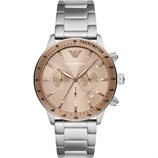 Emporio Armani Classic Chronograph Steel Men's Watch - Ginchy