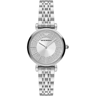 Emporio Armani Elegant Silver-Toned Women's Watch - Ginchy