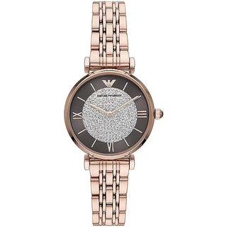 Emporio Armani Elegant Rose Gold-Tone Ladies Watch - Ginchy