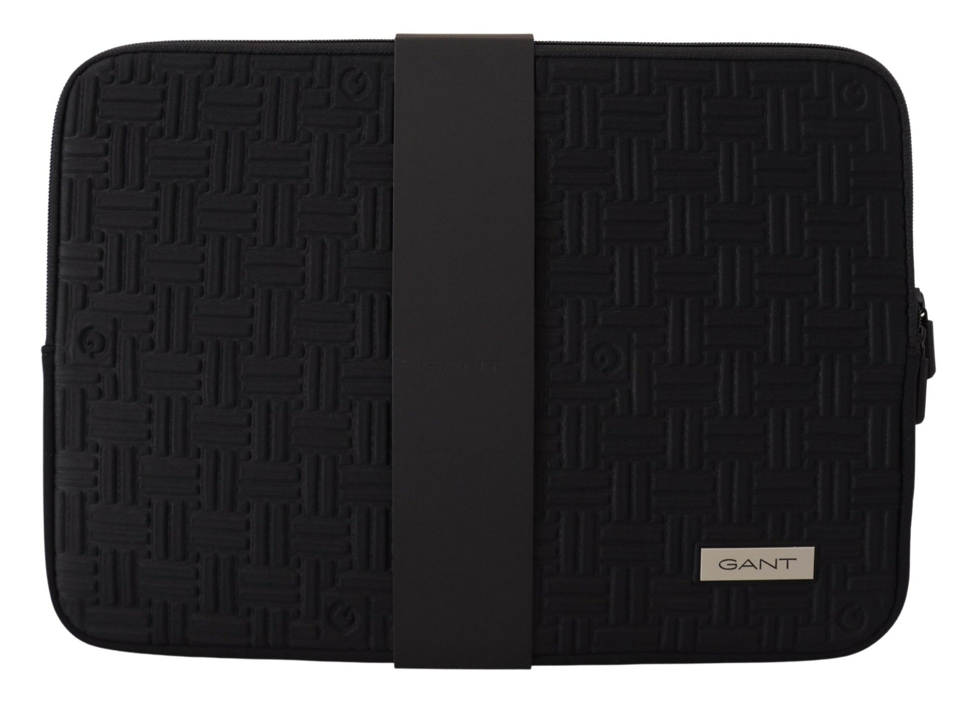 Gant Black Padded Pouch Bag Zipper Cover Sleeve Case - Ginchy