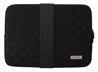 Gant Black Padded Pouch Bag Zipper Cover Sleeve Case - Ginchy